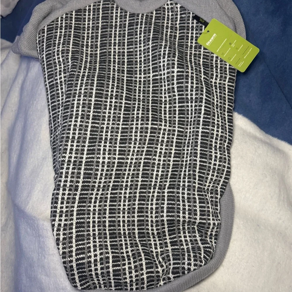 Gray Dog Clothing with Cozy Knitted Design